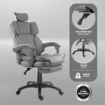 Everfurn Emperor High Back Chair - Grey - Image 6