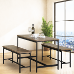 Everfurn Gwen Dining Set - Mahogany - Image 4