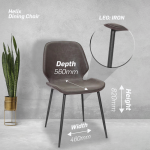 Everfurn Helix Dining Chair - Single - Image 2