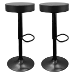 Everfurn Kuala Barstool - 2 Pack, Swivel, Height Adjustable - Image 4