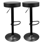 Everfurn Kuala Barstool - 2 Pack, Swivel, Height Adjustable - Image 5