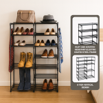 Everfurn Myra Show Rack - Black - Image 3