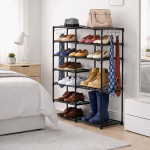 Everfurn Myra Show Rack - Black - Image 6