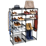 Everfurn Myra Show Rack - Black - Image 7