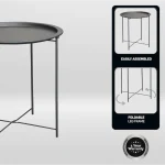 Everfurn Nala Side Table Black - Image 5
