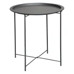 Everfurn Nala Side Table Black, Painted MDF, Steel Frame, 2 Pack - Image 5