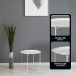 Everfurn Nala Side Table - White - Image 6