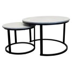 Everfurn Nile Nesting Coffee Table - Ash Grey (2 Piece) - Image 4