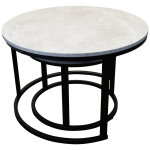 Everfurn Nile Nesting Coffee Table - Ash Grey (2 Piece) - Image 8