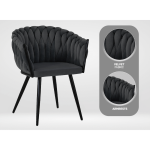 Everfurn Opulent Large Velvet Casual Chair - Grey - 2 Pack - Image 7