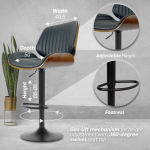 Everfurn Petunia Swivel Barstool (2 Pack) - Image 9