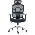 Everfurn Premium Graphite Ergo High Back Chair - Black - Image 3
