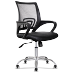 Everfurn Swift Mid Back Chair - Black - Image 2