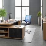 Everfurn Swift Mid Back Chair - Blue - Image 4