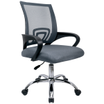 Everfurn Swift Mid Back Chair - Grey