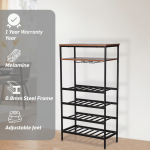 Everfurn Symphony Wine Rack - Steel Frame - Adjustable Feet - Image 4