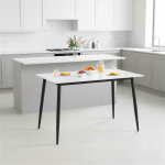 Everfurn Theo Dining Table - White, Box 1 of 2 - Image 2