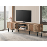 Everfurn Vernice TV Stand - 1800w with Two Cupboards - Image 2