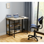 Everfurn Viron Folding Desk with 2-Prong Plugs and USB - Image 7