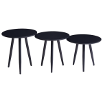 Everfurn Wooden Finish 3 - Piece Monaco Coffee Table - Image 4