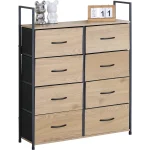 Everfurn Zira Wardrobe Large - Oak