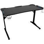 Fortress Gaming Desk with RGB Lights, Cup Holder - Image 11