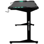 Fortress Gaming Desk with RGB Lights, Cup Holder - Image 12