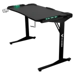 Fortress Gaming Desk with RGB Lights, Cup Holder - Image 7