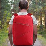 Kingsons Arrow Series Laptop Backpack Red - Image 5