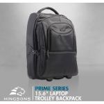 Kingsons Prime 15.6" Laptop Trolley Backpack - Black - Image 5