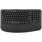 Logitech(R) Wave Keys Wireless Ergonomic Keyboard - Graphite