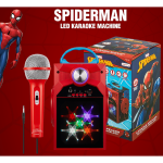 Marvel Spider-Man Galaxy LED Stars Karaoke Machine with Microphone - Image 12