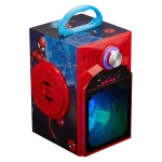 Marvel Spider-Man Galaxy LED Stars Karaoke Machine with Microphone - Image 4