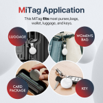 MiTag Apple-Compatible Tag with Leather Keychain Accessory - 1 Pack - Image 13