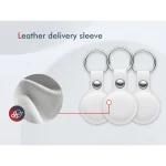 MiTag Apple-Compatible Tag with Leather Keychain Accessory - 1 Pack - Image 17