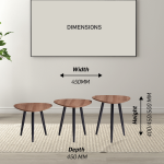 Muse 3 Piece Coffee Table - Image 7