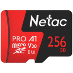 NETAC PRO 256GB MICRO SD AND ADAPTOR