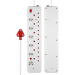 Nexon 12-Way Medium Surge Multiplug 0.5m - White - Image 2