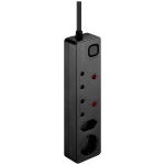 Nexon 4 Way Medium Surge Protected Multiplug 0.5M Black - Image 3
