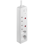 Nexon 4-Way Medium Surge-Protected Multiplug 0.5m - White - Image 2