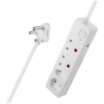 Nexon 4-Way Medium Surge-Protected Multiplug 0.5m - White - Image 3