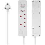 Nexon 4-Way Medium Surge-Protected Multiplug 0.5m - White - Image 5
