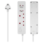 Nexon 4-Way Medium Surge-Protected Multiplug 0.5m - White - Image 6