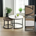 Nile Nesting Coffee Table Greyish - Image 3
