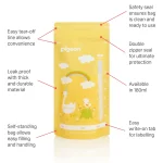 Pigeon - Breast Milk Storage Bag 180ml Animal Design - Image 3