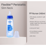 Pigeon Flexible Bottle Standard Neck - Blue 240ml - Image 4