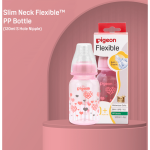 Pigeon Flexible Bottle STD Neck - Pink - 120ml - Image 11