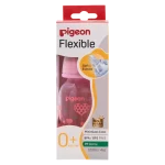Pigeon Flexible Bottle STD Neck - Pink - 120ml - Image 3