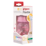 Pigeon Flexible Bottle STD Neck - Pink - 120ml - Image 4