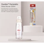 Pigeon Flexible Glass Bottle with Peristaltic Nipple 240ml - Image 5